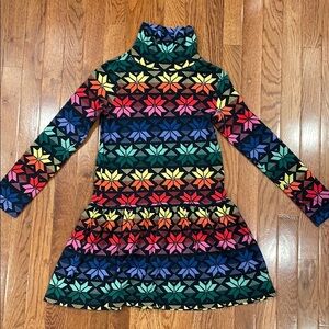 Hanna Andersson Multicolor Patterned Kids Dress size 10 EUC